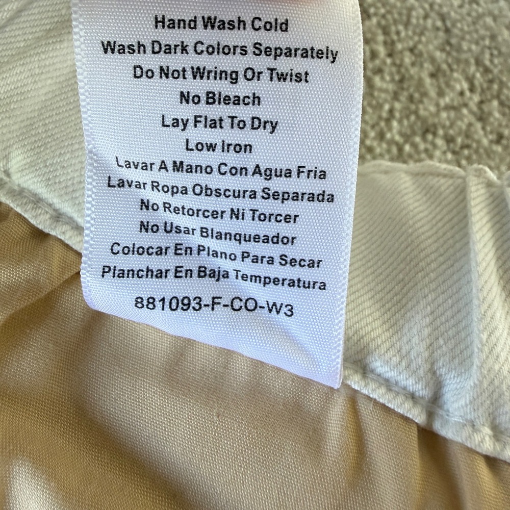 Judy Blue Palazzo Pants Womens 7/28 Long White Featherweight Elastic Drawstring - Picture 15 of 16